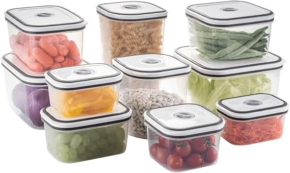Kit Potes de Plástico Hermético, 10 unidades Electrolux